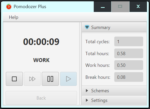 Pomodozer Plus v1.1 - working